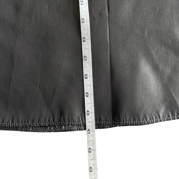 Jessica McClintock Gunne Sax VTG Metallic Pewter A Line Witchy Maxi Skirt M - Picture 8 of 8